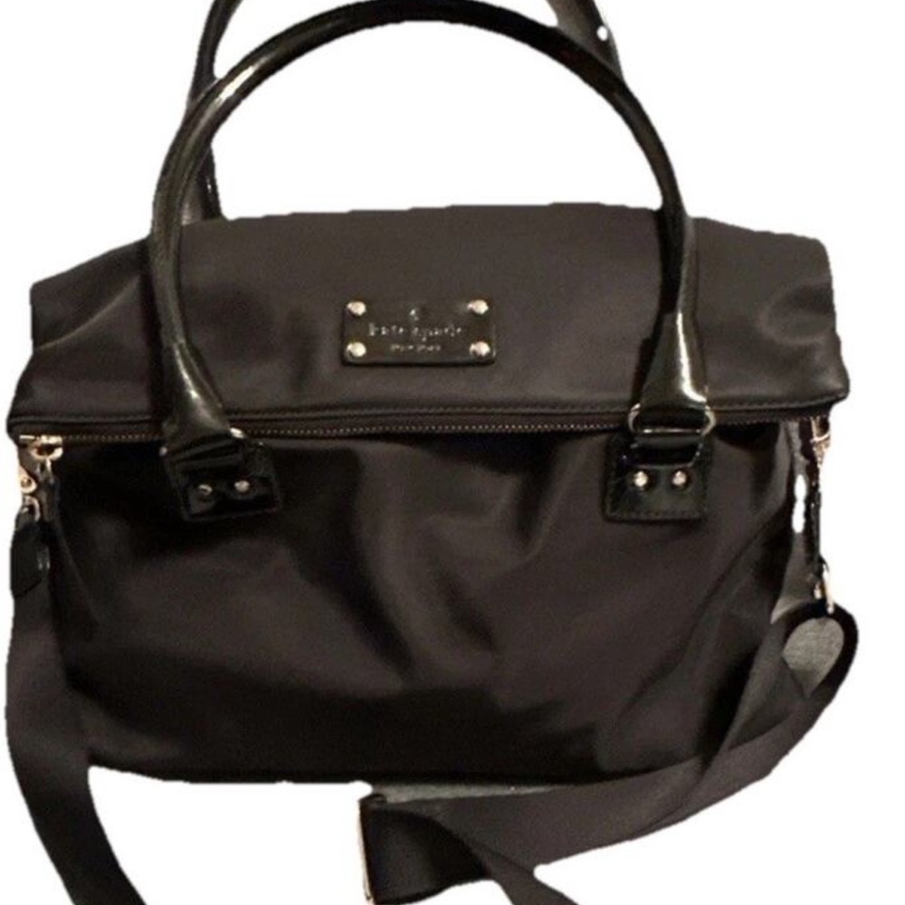 Kate Spade Black Nylon Satchel